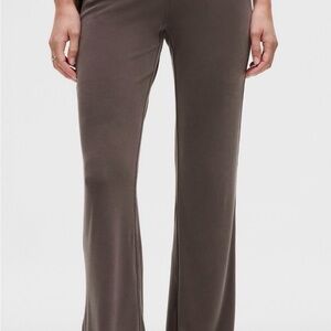Lululemon Ribbed Softstreme Zip-Leg High-Rise Pants espresso size 10